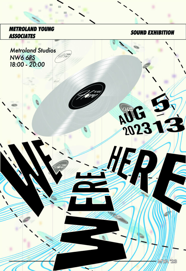 Poster for We Were Here exhibition